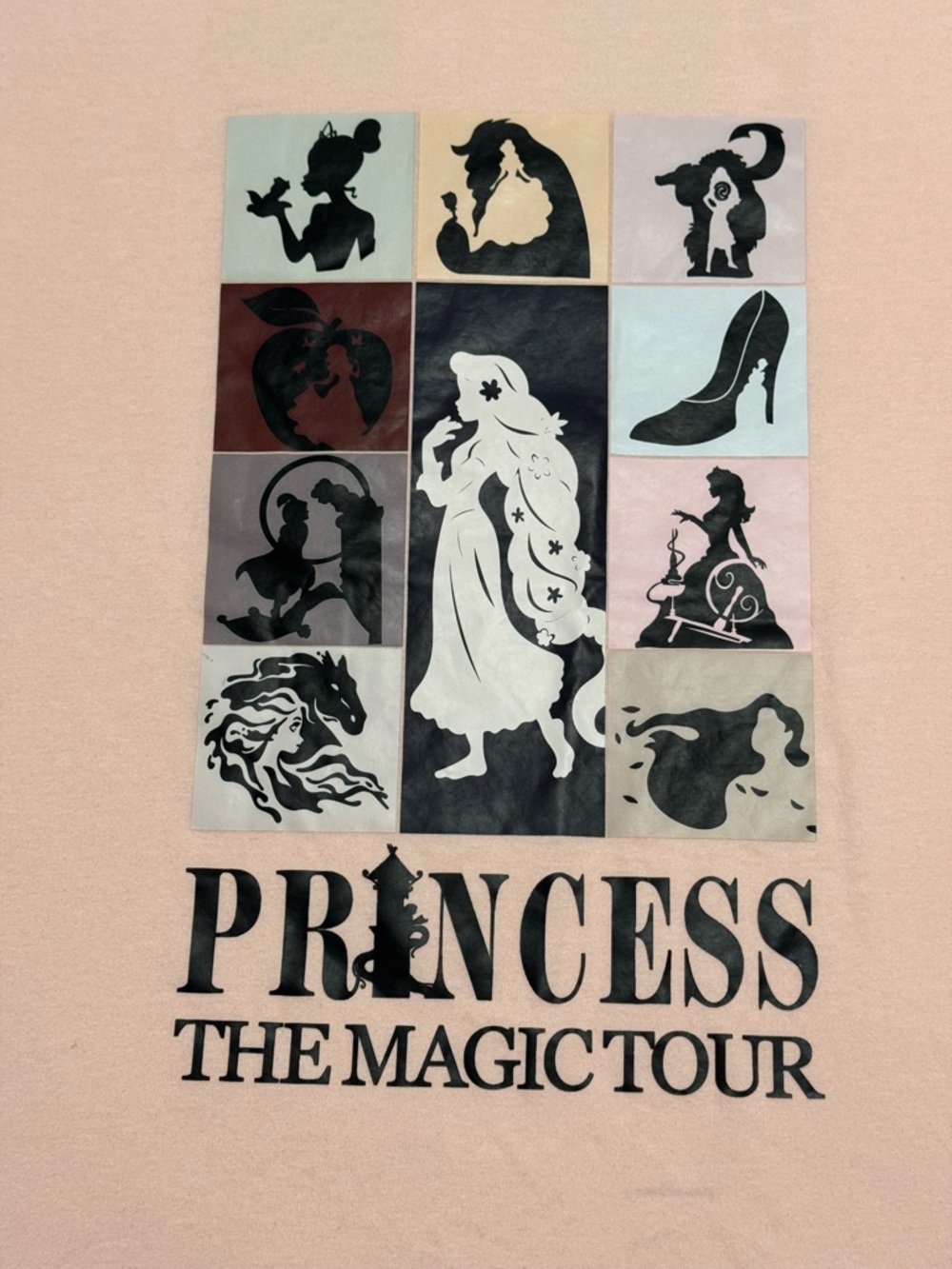Disney Pink 'Princess The Magic Tour' Short Sleeve Graphic Tee - Picture 5 of 6